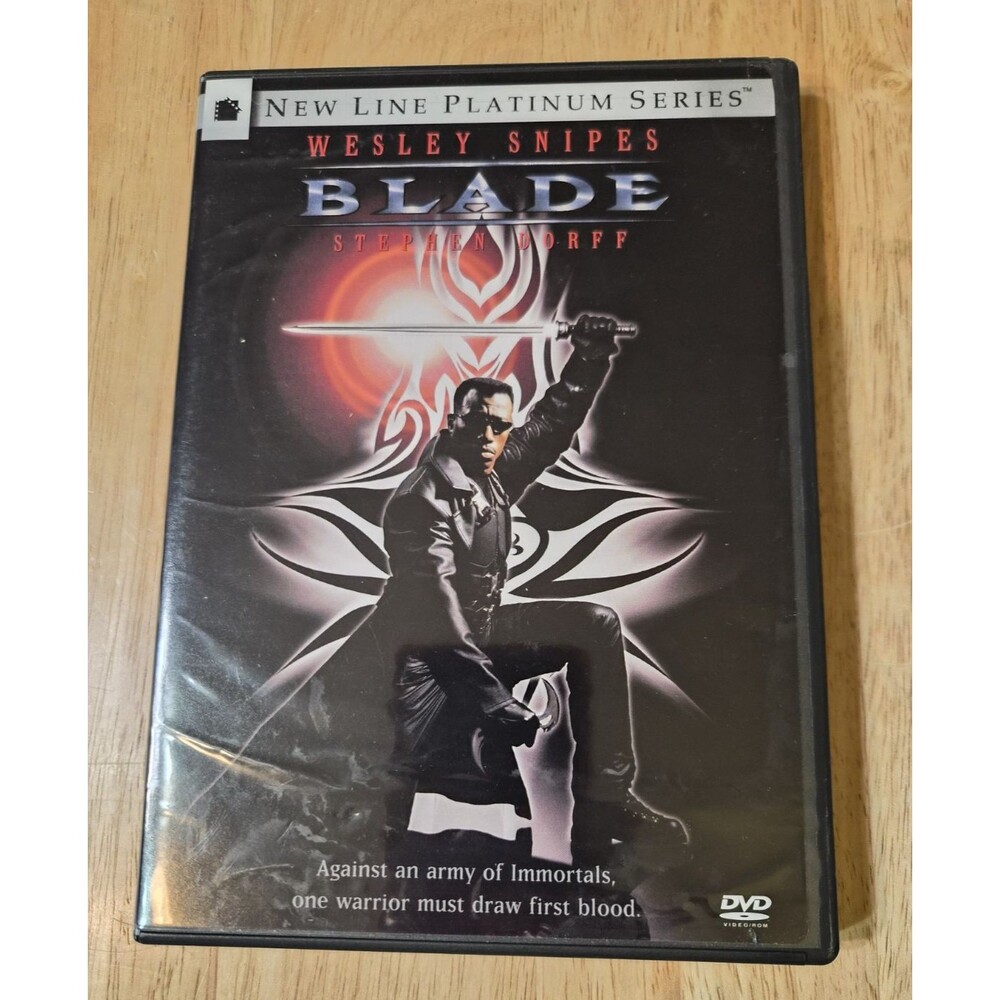 Blade (DVD, 1998) Platinum Edition - Wesley Snipes - Marvel Horror - Good